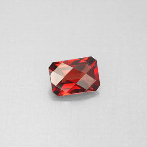 1.06 ct Red Almandine Garnet Stone, Natural Almandine Garnet in Octagon Checkerboard Shape for Sale