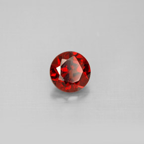 1.20 ct Red Almandine Garnet Stone, Natural Almandine Garnet in Round Facet Shape for Sale