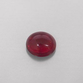 3.60 ct Red Almandine Garnet Stone, Natural Almandine Garnet in Round Cabochon Shape for Sale