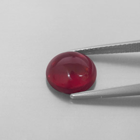 Almandine Garnet Gemstone in 9 mm (calibrated) Size for Sale, Almandine Garnet Stone in Deep Red Color