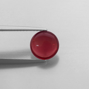 Almandine Garnet Gemstone in 8 mm (calibrated) Size for Sale, Almandine Garnet Stone in Deep Red Color