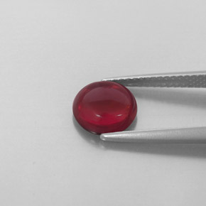 Almandine Garnet Gemstone in 8 mm (calibrated) Size for Sale, Almandine Garnet Stone in Deep Red Color