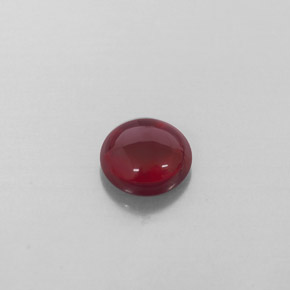 1.68 ct Red Almandine Garnet Stone, Natural Almandine Garnet in Round Cabochon Shape for Sale