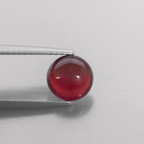 Almandine Garnet Gemstone in 7 mm (calibrated) Size for Sale, Almandine Garnet Stone in Deep Red Color
