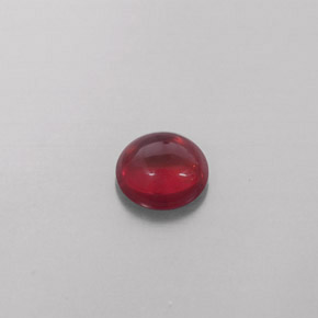 1.31 ct Red Almandine Garnet Stone, Natural Almandine Garnet in Round Cabochon Shape for Sale
