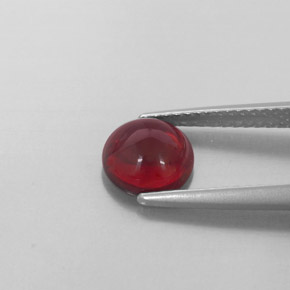 Almandine Garnet Gemstone in 7 mm (calibrated) Size for Sale, Almandine Garnet Stone in Deep Red Color