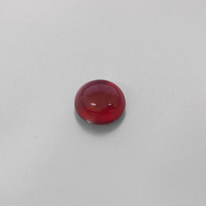 1.44 ct Red Almandine Garnet Gemstone, Almandine Garnet Gem in Round Cabochon Shape for Sale.