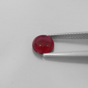 Almandine Garnet Gemstone in 6.5 mm (calibrated) Size for Sale, Almandine Garnet Stone in Red Color