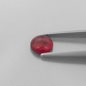 Almandine Garnet Gemstone in 6 mm (calibrated) Size for Sale, Almandine Garnet Stone in Deep Red Color