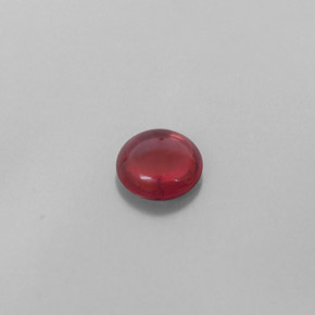 0.95 ct Red Almandine Garnet Stone, Natural Almandine Garnet in Round Cabochon Shape for Sale