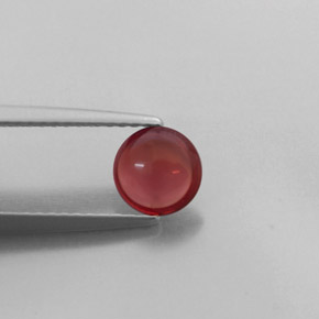 Almandine Garnet Gemstone in 6 mm (calibrated) Size for Sale, Almandine Garnet Stone in Deep Red Color