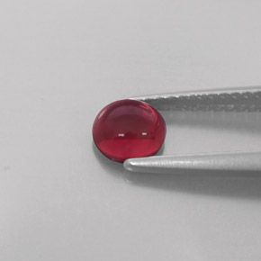 Almandine Garnet Gemstone in 5 mm (calibrated) Size for Sale, Almandine Garnet Stone in Deep Red Color