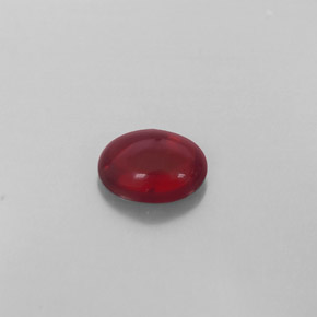 0.84 ct Red Almandine Garnet Stone, Natural Almandine Garnet in Oval Cabochon Shape for Sale