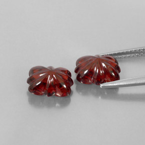 Almandine Garnet Gemstone in 9 x 7.1 mm Size for Sale, Almandine Garnet Stone in Deep Red Color