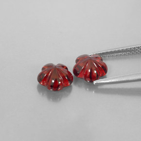 Almandine Garnet Gemstone in 7.1 x 7.1 mm Size for Sale, Almandine Garnet Stone in Deep Red Color
