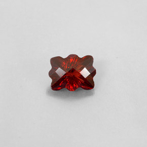 1.87 ct Red Almandine Garnet Gemstone, Almandine Garnet Gem in Fancy Facet Shape for Sale.