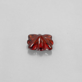 Almandine Garnet Gemstone in 8.2 x 6.4 mm Size for Sale, Almandine Garnet Stone in Deep Red Color