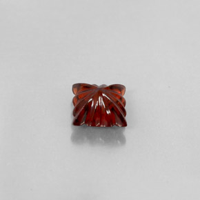 Almandine Garnet Gemstone in 7 x 6.9 mm Size for Sale, Almandine Garnet Stone in Deep Red Color