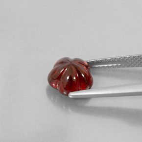 Almandine Garnet Gemstone in 8.2 x 8.1 mm Size for Sale, Almandine Garnet Stone in Deep Red Color
