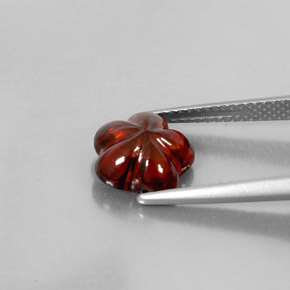 Almandine Garnet Gemstone in 9.3 x 9.2 mm Size for Sale, Almandine Garnet Stone in Deep Red Color