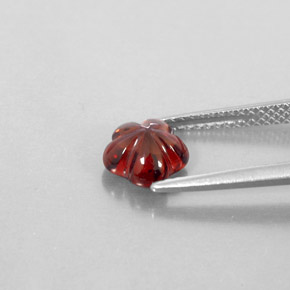 Almandine Garnet Gemstone in 7.2 x 7 mm Size for Sale, Almandine Garnet Stone in Deep Red Color