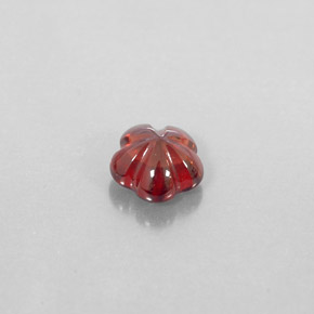 1.83 ct Red Almandine Garnet Gemstone, Almandine Garnet Gem in Flower-Cut Shape for Sale.