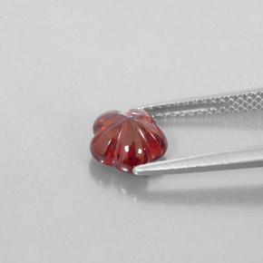 Almandine Garnet Gemstone in 7.2 x 7.1 mm Size for Sale, Almandine Garnet Stone in Deep Red Color