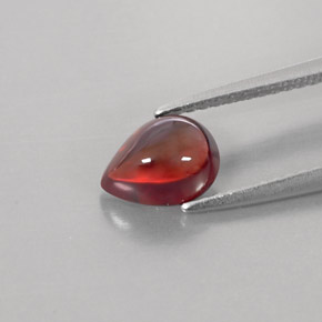 Almandine Garnet Gemstone in 8 x 6 mm (calibrated) Size for Sale, Almandine Garnet Stone in Deep Red Color
