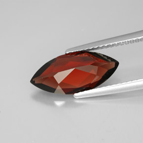 Almandine Garnet Gemstone in 14.8 x 6.9 mm Size for Sale, Almandine Garnet Stone in Deep Red Color