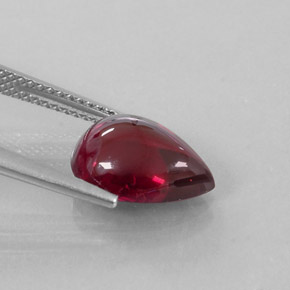Almandine Garnet Gemstone in 12.1 x 9.2 mm Size for Sale, Almandine Garnet Stone in Deep Red Color