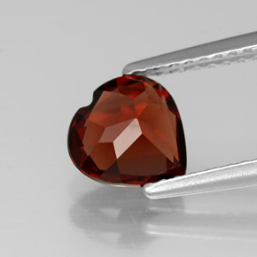 Almandine Garnet Gemstone in 7 x 7 mm (calibrated) Size for Sale, Almandine Garnet Stone in Deep Red Color