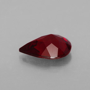 Almandine Garnet Gemstone in 9.1 x 7 mm Size for Sale, Almandine Garnet Stone in Deep Red Color