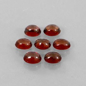 Almandine Garnet Gemstone in 5.9 x 4.3 mm Size for Sale, Almandine Garnet Stone in Deep Red Color