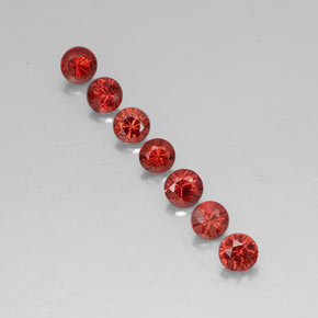 2.71 ct Red Almandine Garnet Gemstone, Almandine Garnet Gem in Diamond-Cut Shape for Sale.