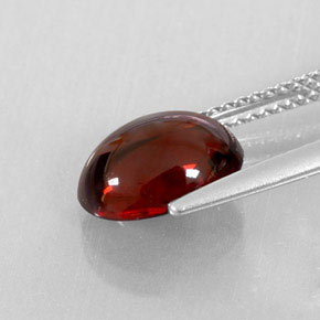 Almandine Garnet Gemstone in 10 x 8 mm (calibrated) Size for Sale, Almandine Garnet Stone in Deep Red Color
