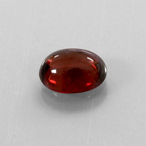 2.32 ct Red Almandine Garnet Stone, Natural Almandine Garnet in Oval Cabochon Shape for Sale