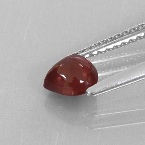 Almandine Garnet Gemstone in 5.5 x 5.4 mm Size for Sale, Almandine Garnet Stone in Deep Red Color