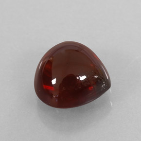 2.22 ct Red Almandine Garnet Stone, Natural Almandine Garnet in Pear Cabochon Shape for Sale