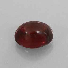 2.94 ct Red Almandine Garnet Stone, Natural Almandine Garnet in Oval Cabochon Shape for Sale