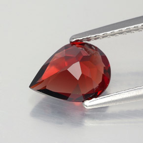 Almandine Garnet Gemstone in 9.1 x 6.8 mm Size for Sale, Almandine Garnet Stone in Deep Red Color