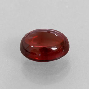 1.70 ct Red Almandine Garnet Stone, Natural Almandine Garnet in Oval Cabochon Shape for Sale
