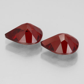Almandine Garnet Gemstone in 9.1 x 7.1 mm Size for Sale, Almandine Garnet Stone in Deep Red Color