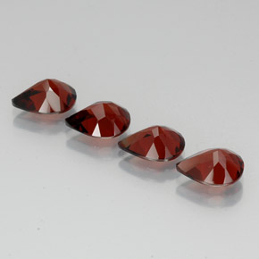 Almandine Garnet Gemstone in 9.1 x 7.1 mm Size for Sale, Almandine Garnet Stone in Deep Red Color