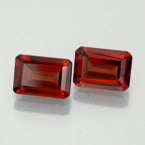 2.32 ct Red Almandine Garnet Stone, Natural Almandine Garnet in Octagon Facet Shape for Sale