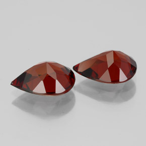 Almandine Garnet Gemstone in 9.1 x 6.9 mm Size for Sale, Almandine Garnet Stone in Deep Red Color