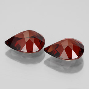 Almandine Garnet Gemstone in 9.1 x 7.1 mm Size for Sale, Almandine Garnet Stone in Deep Red Color