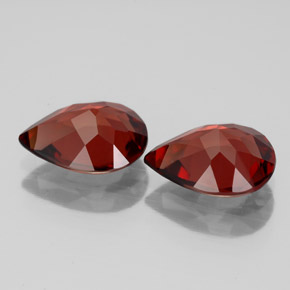 Almandine Garnet Gemstone in 9.1 x 7.1 mm Size for Sale, Almandine Garnet Stone in Deep Red Color