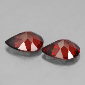 Almandine Garnet Gemstone in 9.2 x 7 mm Size for Sale, Almandine Garnet Stone in Deep Red Color