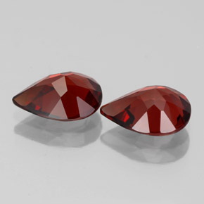 Almandine Garnet Gemstone in 9.1 x 7.1 mm Size for Sale, Almandine Garnet Stone in Deep Red Color