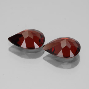 Almandine Garnet Gemstone in 9.2 x 6.9 mm Size for Sale, Almandine Garnet Stone in Deep Red Color